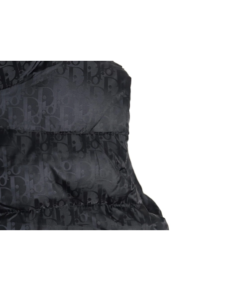 Dior full print dark pattern old flower down vest,Dior Jacket,Jacket,APPAREL