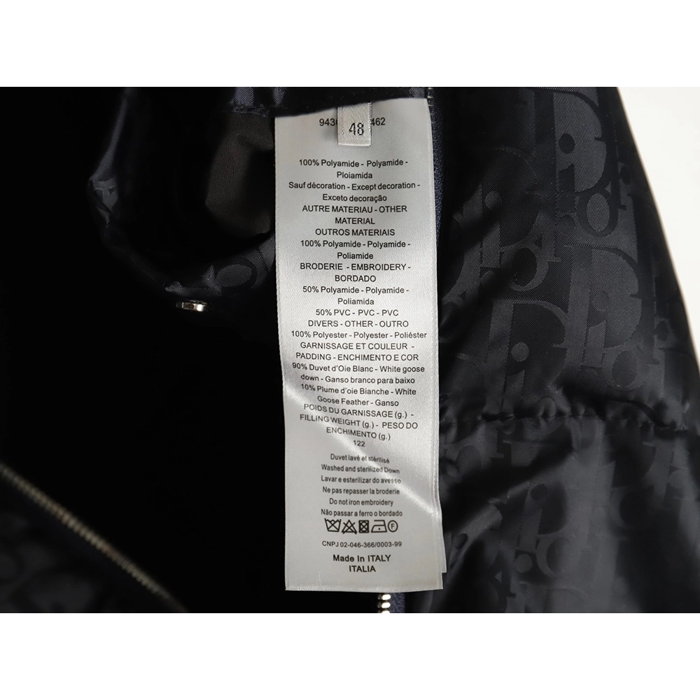 Dior full print dark pattern old flower down vest,Dior Jacket,Jacket,APPAREL