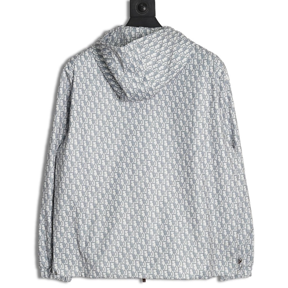 Dior all over print presbyopia hooded jacket,Dior Hoodie,Hoodie,APPAREL