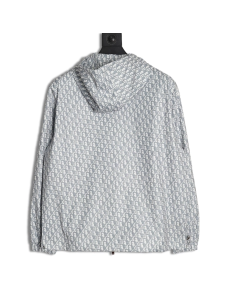 Dior all over print presbyopia hooded jacket,Dior Hoodie,Hoodie,APPAREL