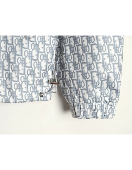 Dior all over print presbyopia hooded jacket,Dior Hoodie,Hoodie,APPAREL