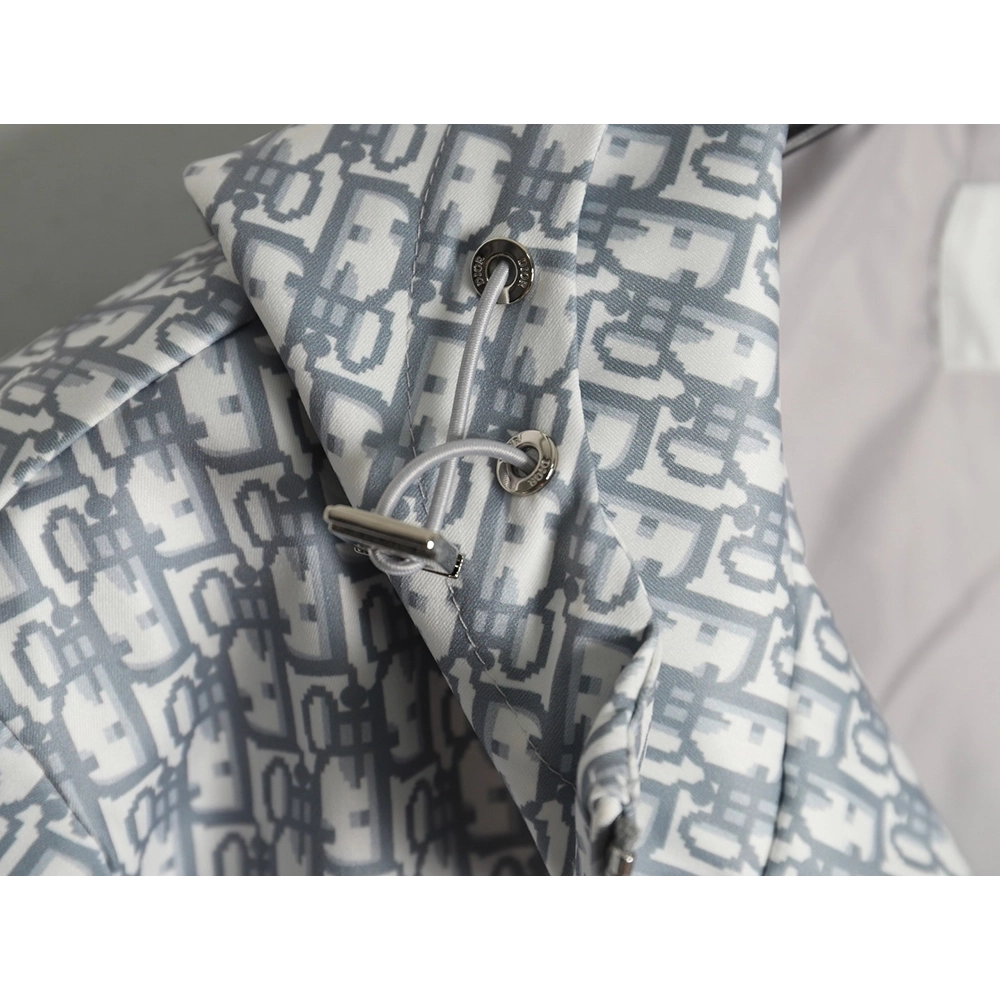 Dior all over print presbyopia hooded jacket,Dior Hoodie,Hoodie,APPAREL
