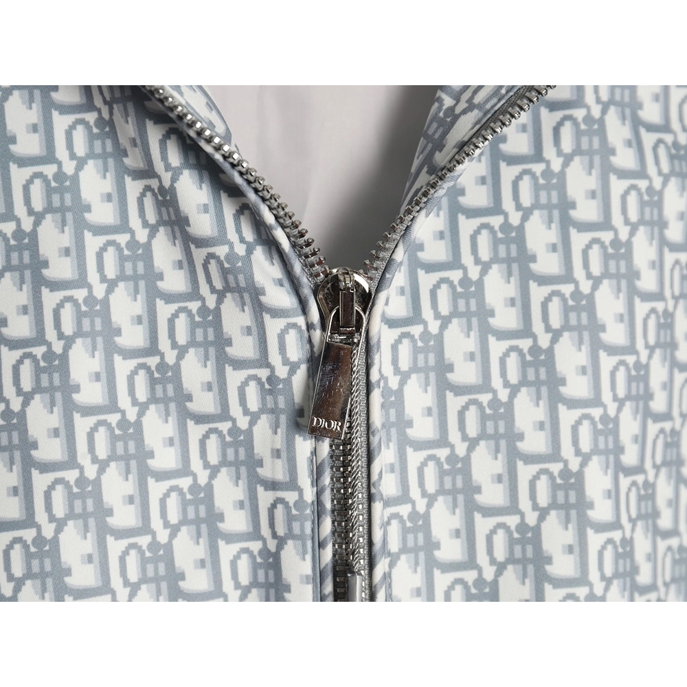 Dior all over print presbyopia hooded jacket,Dior Hoodie,Hoodie,APPAREL