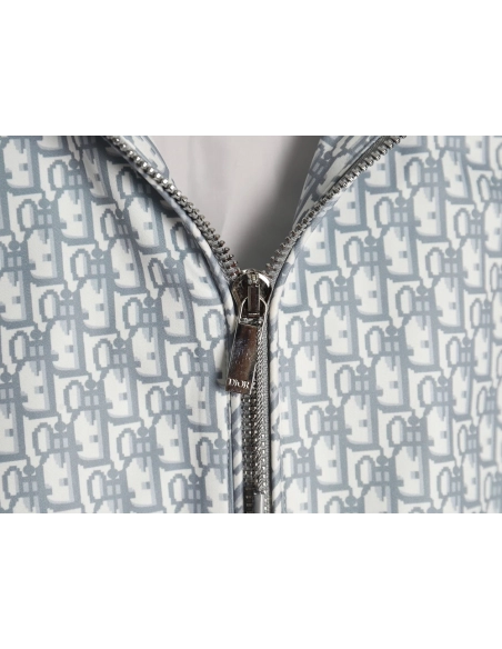 Dior all over print presbyopia hooded jacket,Dior Hoodie,Hoodie,APPAREL