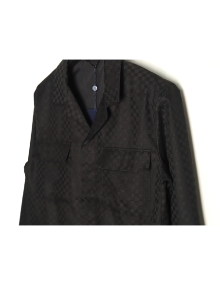 Louis Vuitton Americas Cup Checkerboard Shirt Jacket,Louis Vuitton Jacket,Jacket,APPAREL