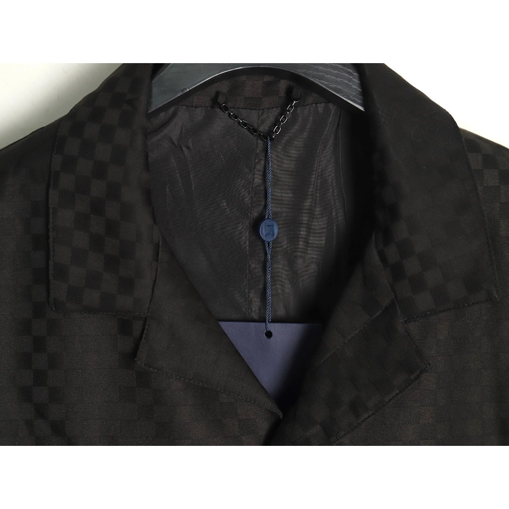 Louis Vuitton Americas Cup Checkerboard Shirt Jacket,Louis Vuitton Jacket,Jacket,APPAREL