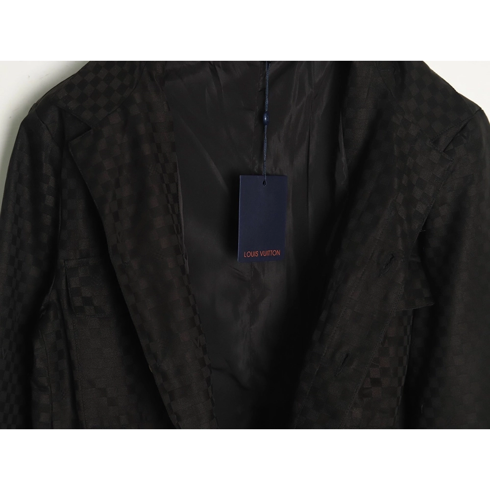 Louis Vuitton Americas Cup Checkerboard Shirt Jacket,Louis Vuitton Jacket,Jacket,APPAREL