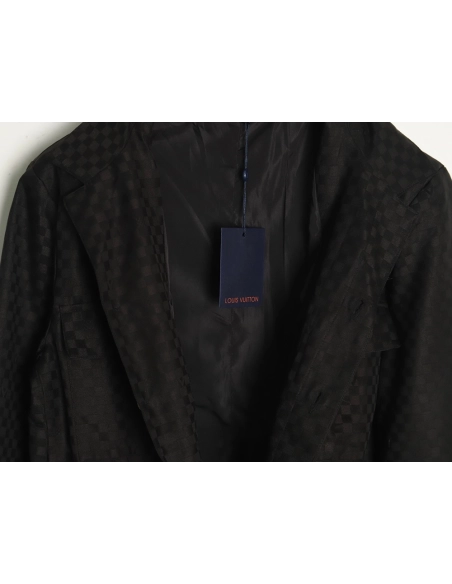 Louis Vuitton Americas Cup Checkerboard Shirt Jacket,Louis Vuitton Jacket,Jacket,APPAREL