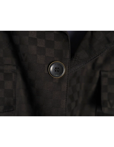 Louis Vuitton Americas Cup Checkerboard Shirt Jacket,Louis Vuitton Jacket,Jacket,APPAREL