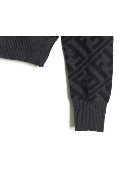 Fendi Twill FF pullover knitted crew neck sweater,Fendi Sweatshirt,Low Price High quality,legit seller