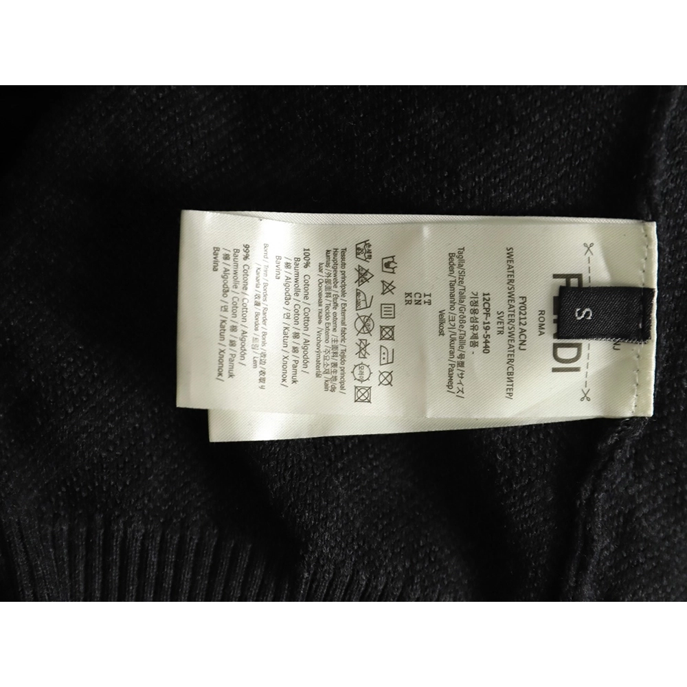 Fendi Twill FF pullover knitted crew neck sweater,Fendi Sweatshirt,Low Price High quality,legit seller
