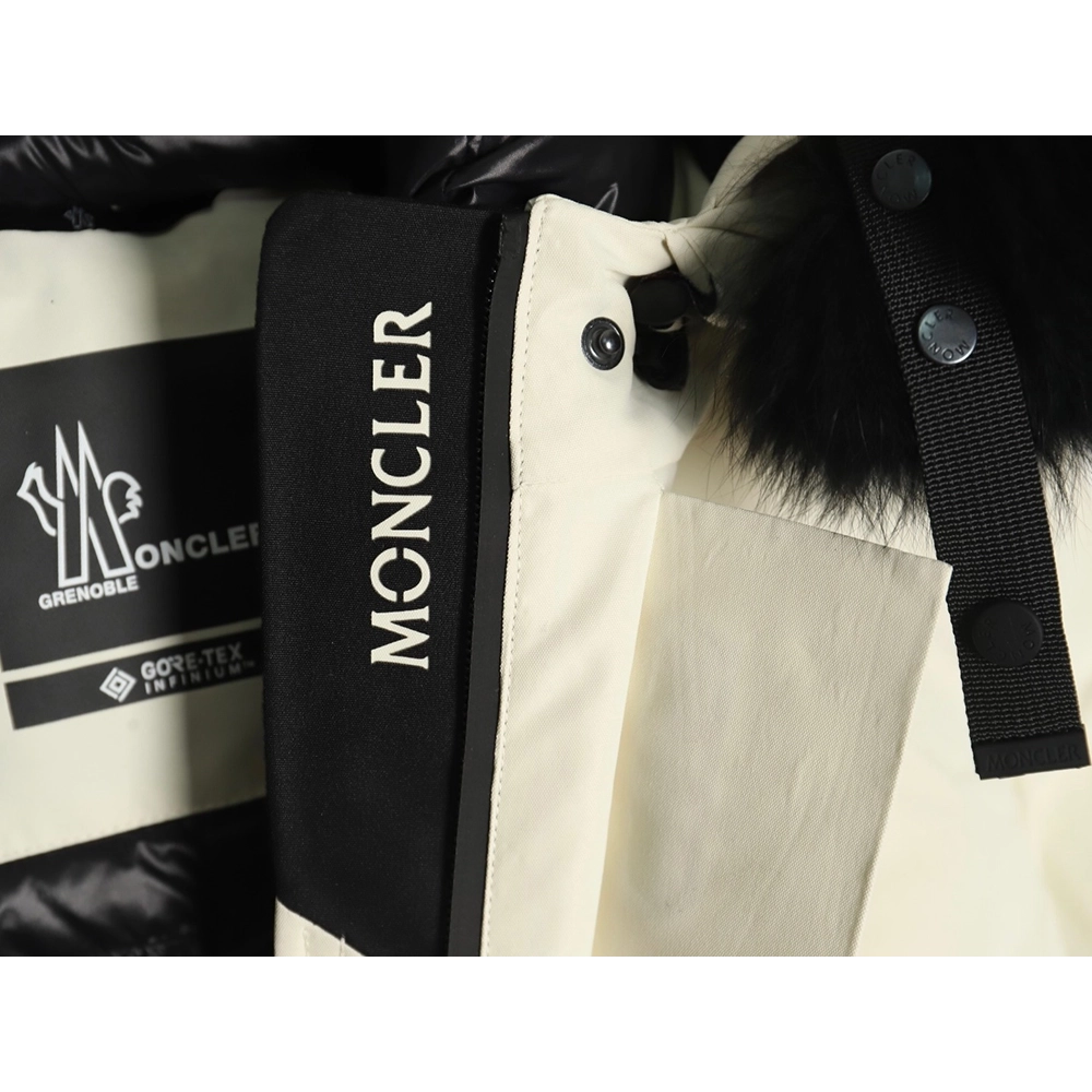 Moncler Bauges hooded fox fur collar down jacket,Moncler Jacket,Jacket,APPAREL