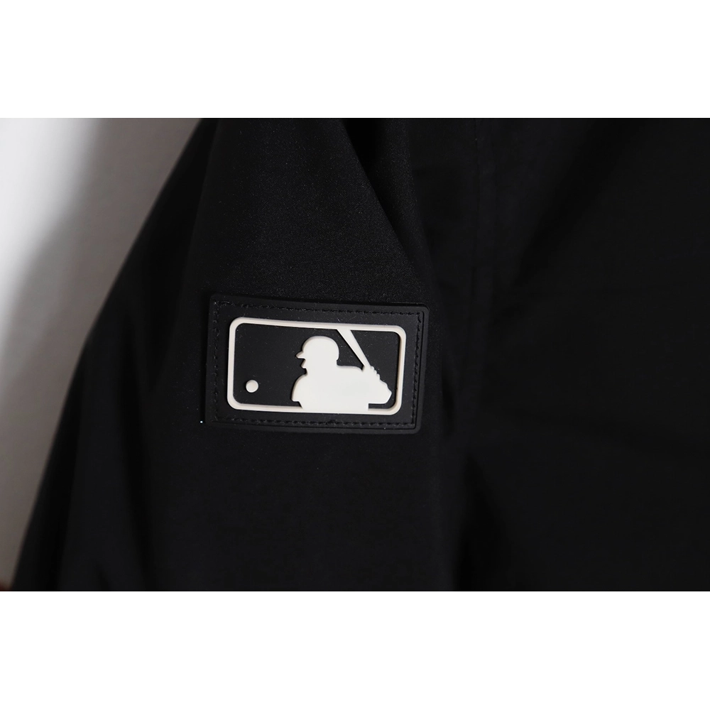 MLB embroidered logo fur collar hooded down jacket,MLB Jacket,Jacket,APPAREL