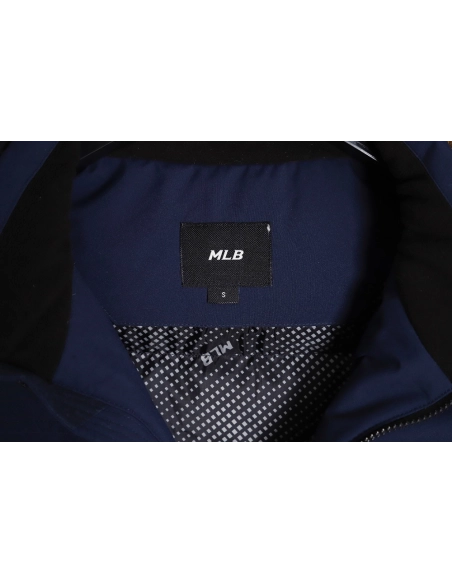 MLB embroidered logo fur collar hooded down jacket,MLB Jacket,Jacket,APPAREL