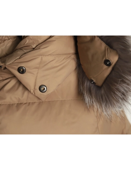 Moncler Hermifur series womens midlength down jacket,Moncler Jacket,Jacket,APPAREL