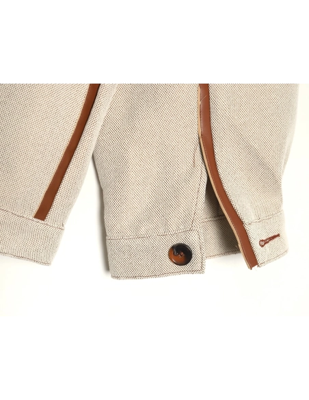 Miu Miu canvas panelled double zip jacket,buy cheap,low price and discount Miu Miu