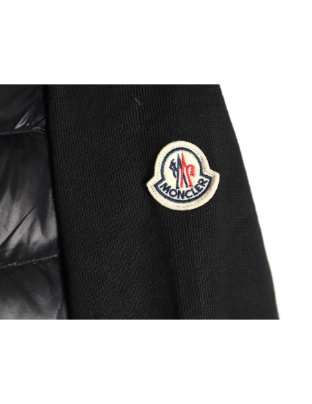 Moncler knitted stitching stand collar thin down jacket,buy cheap,low price and discount Moncler