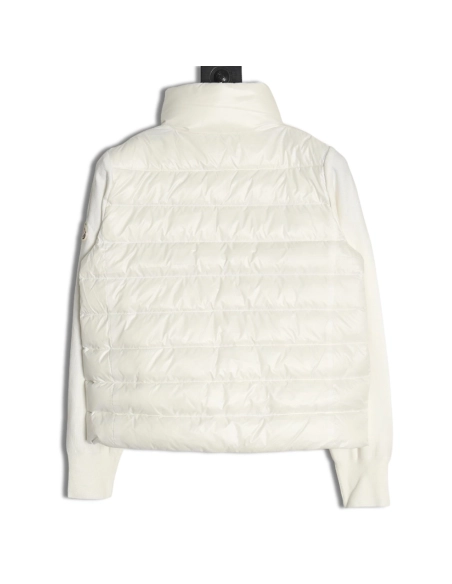 Moncler knitted stitching stand collar thin down jacket,buy cheap,low price and discount Moncler