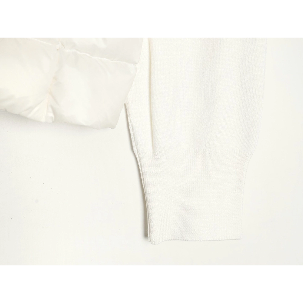 Moncler knitted stitching stand collar thin down jacket,buy cheap,low price and discount Moncler