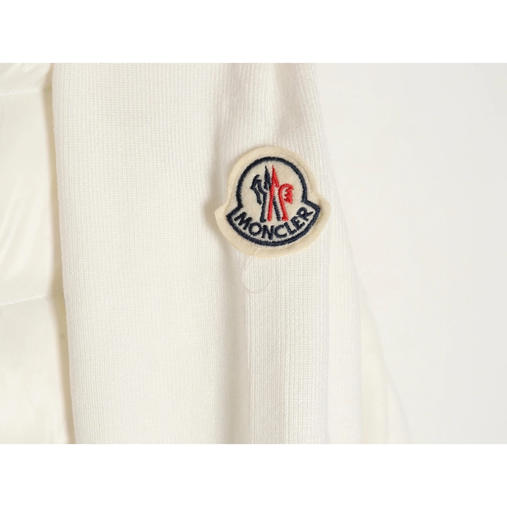 Moncler knitted stitching stand collar thin down jacket,buy cheap,low price and discount Moncler