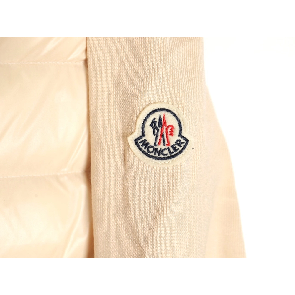 Moncler knitted stitching stand collar thin down jacket,buy cheap,low price and discount Moncler