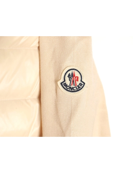 Moncler knitted stitching stand collar thin down jacket,buy cheap,low price and discount Moncler