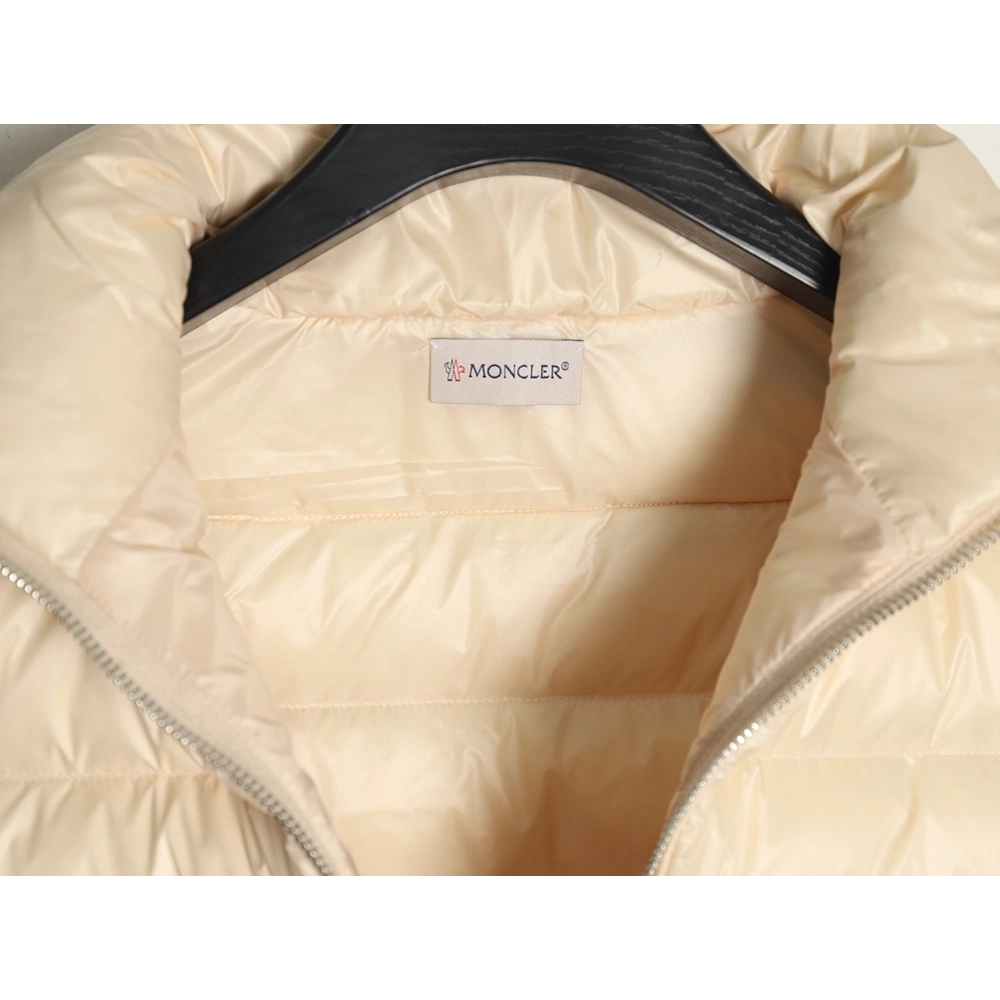 Moncler knitted stitching stand collar thin down jacket,buy cheap,low price and discount Moncler