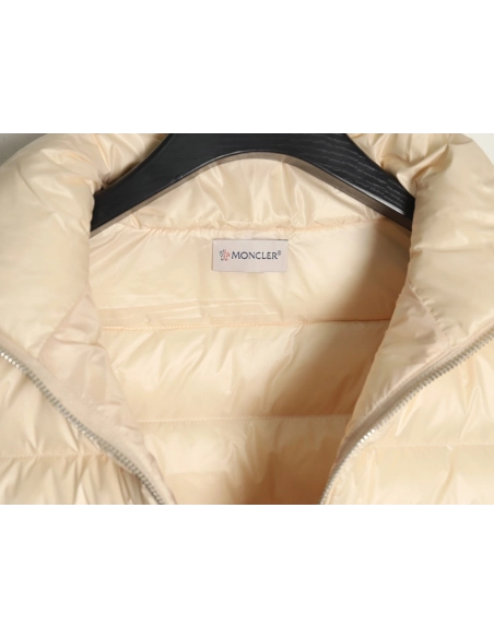 Moncler knitted stitching stand collar thin down jacket,buy cheap,low price and discount Moncler