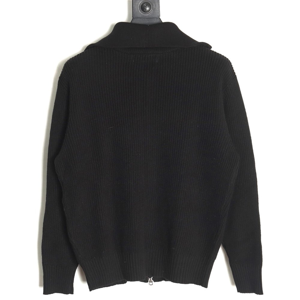 Calvin Klein small logo embroidery knitted zipup jacket,buy cheap,low price and discount Calvin Klein