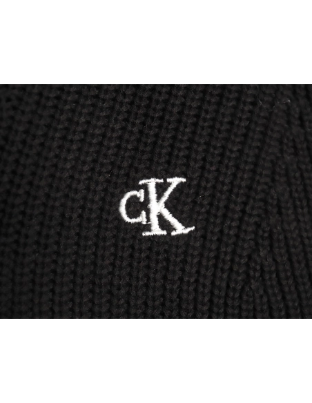 Calvin Klein small logo embroidery knitted zipup jacket,buy cheap,low price and discount Calvin Klein