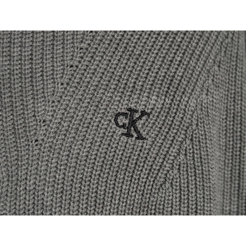 Calvin Klein small logo embroidery knitted zipup jacket,buy cheap,low price and discount Calvin Klein