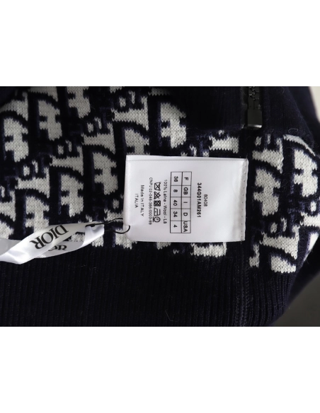 Dior presbyopia jacquard knitted cashmere doublesided jacket,buy cheap,low price and discount Dior