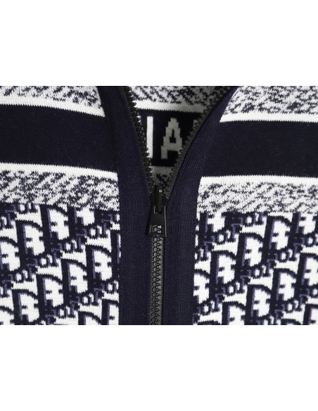 Dior presbyopia jacquard knitted cashmere doublesided jacket,buy cheap,low price and discount Dior