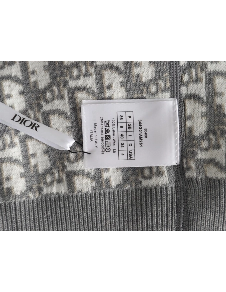 Dior presbyopia jacquard knitted cashmere doublesided jacket,buy cheap,low price and discount Dior