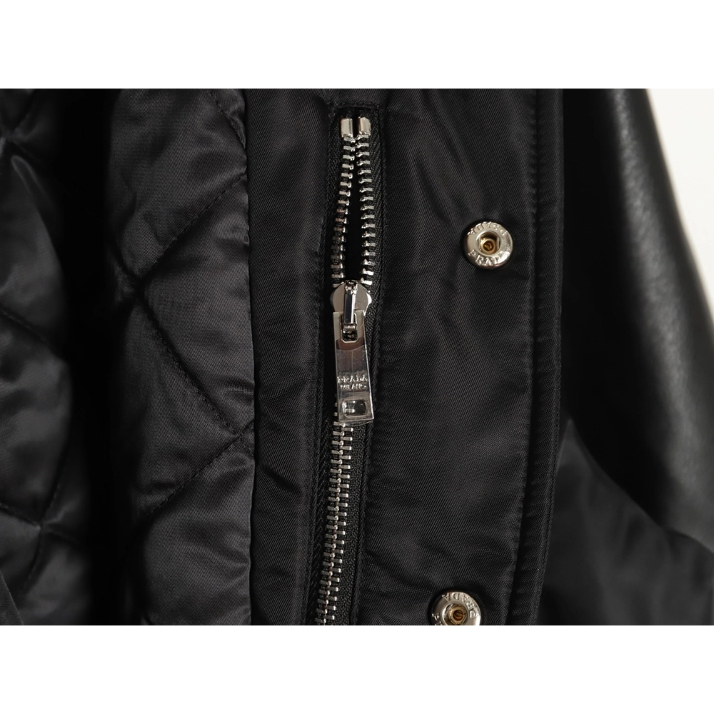 Prada removable hood regenerated nylon bomber jacket,buy cheap,low price and discount Prada