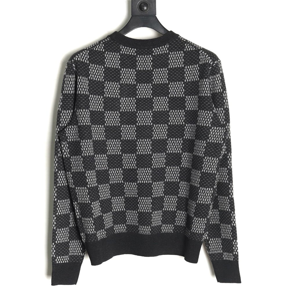 Louis vuitton plaid grey pullover sweater,buy cheap,low price and discount Louis Vuitton