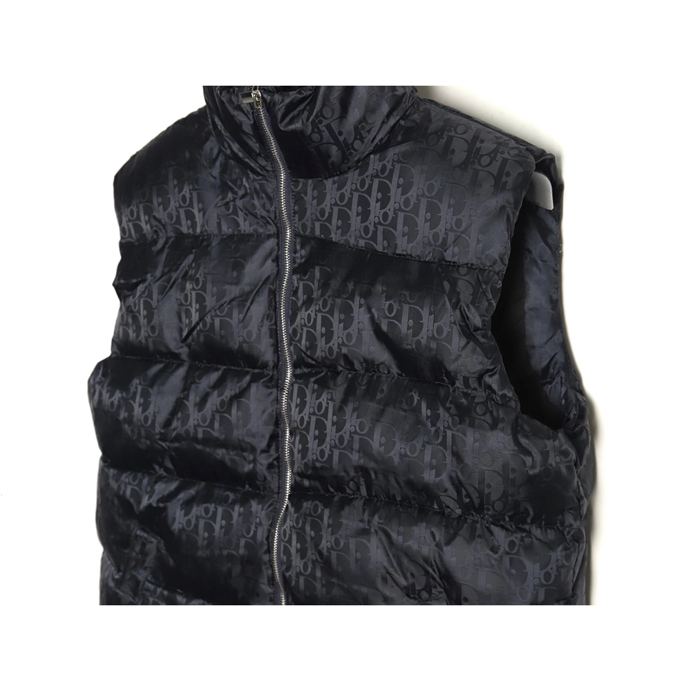 Dior full print old flower down vest,buy cheap,low price and discount Dior