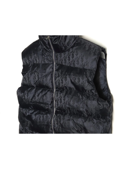 Dior full print old flower down vest,buy cheap,low price and discount Dior