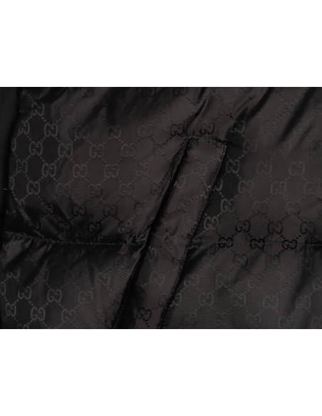 Gucci reflective G jacquard striped down jacket,buy cheap,low price and discount Gucci