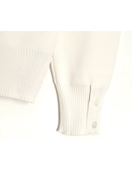 Thom Browne Classic FourBar FiveButton Crewneck Sweater,buy cheap,low price and discount Thom Browne