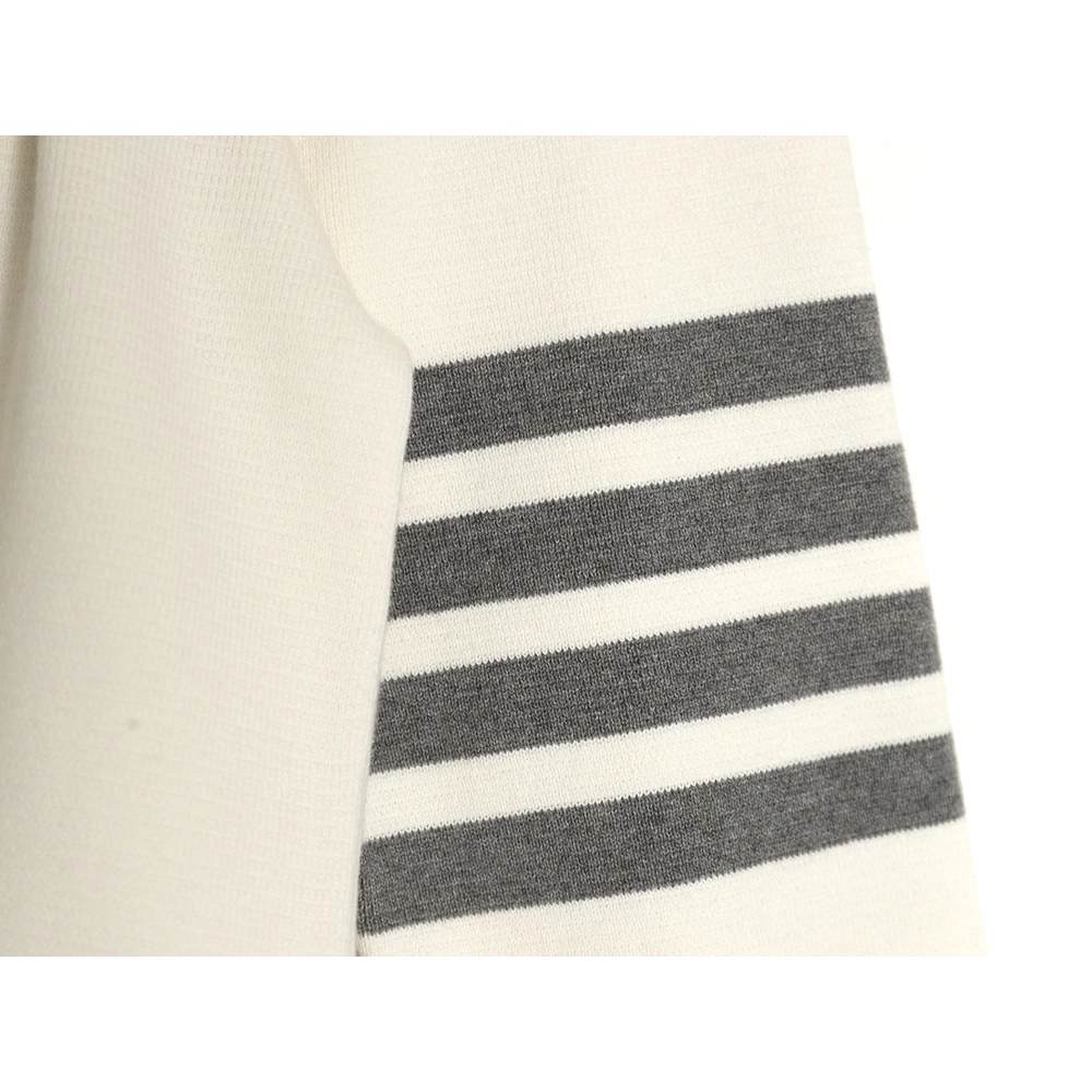 Thom Browne Classic FourBar FiveButton Crewneck Sweater,buy cheap,low price and discount Thom Browne