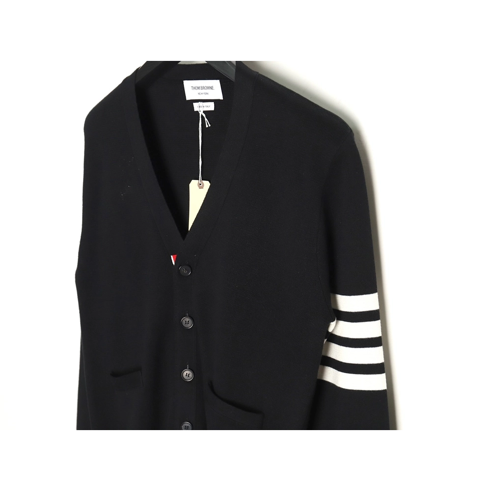 Thom Browne Classic FourBar FiveButton Cardigan,buy cheap,low price and discount Thom Browne