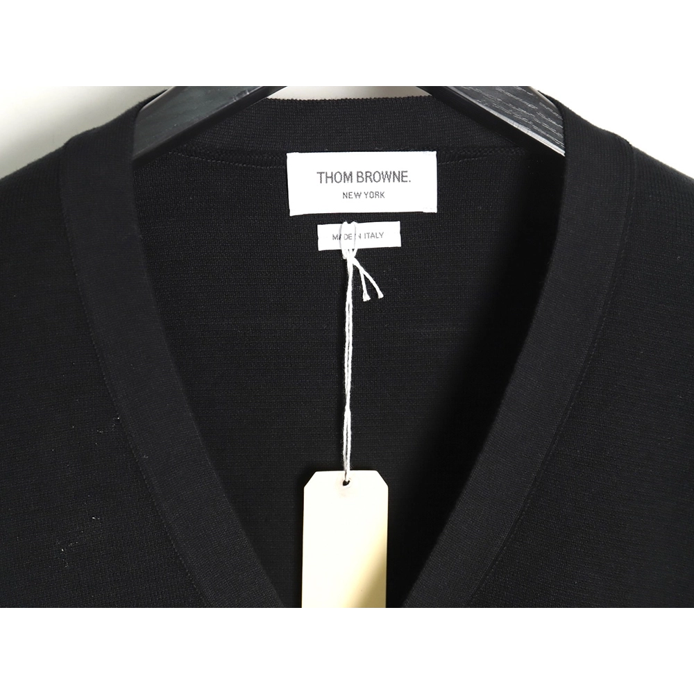 Thom Browne Classic FourBar FiveButton Cardigan,buy cheap,low price and discount Thom Browne
