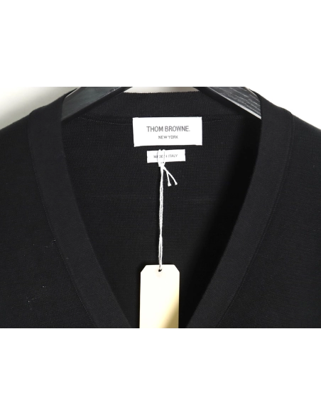 Thom Browne Classic FourBar FiveButton Cardigan,buy cheap,low price and discount Thom Browne