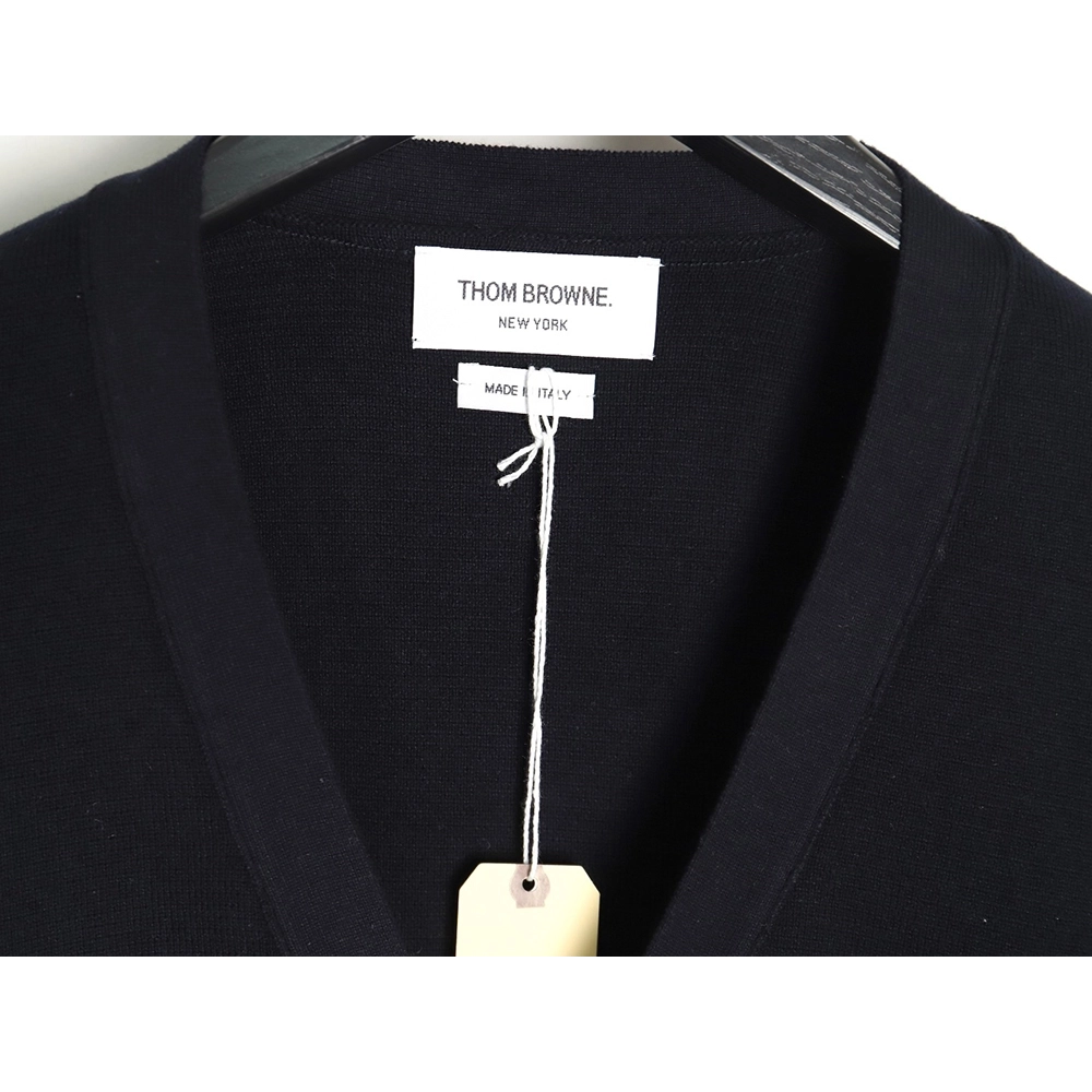 Thom Browne Classic FourBar FiveButton Cardigan,buy cheap,low price and discount Thom Browne