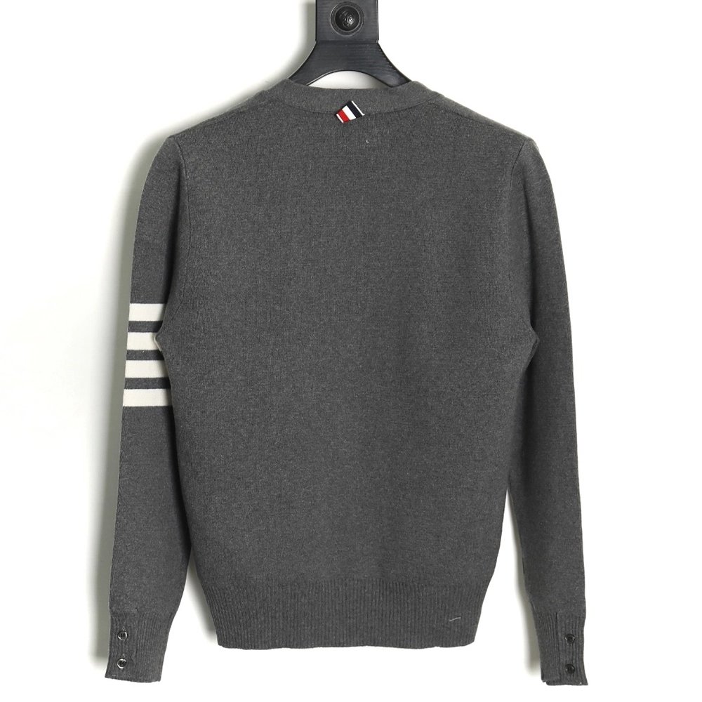 Thom Browne Classic FourBar FiveButton Cardigan,buy cheap,low price and discount Thom Browne