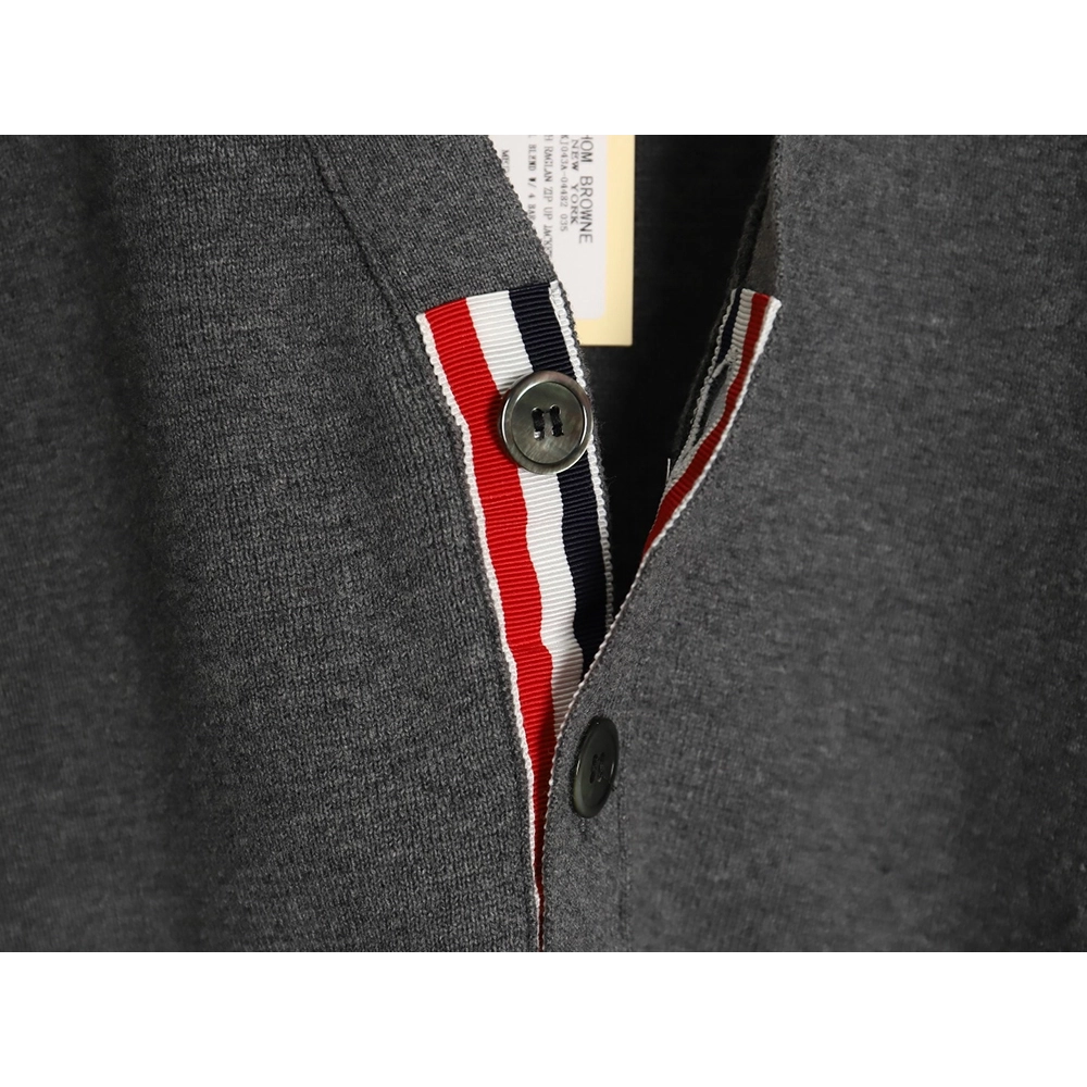 Thom Browne Classic FourBar FiveButton Cardigan,buy cheap,low price and discount Thom Browne