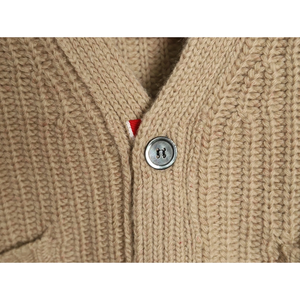 Thom Browne thickened ingot needle sweater cardigan,buy cheap,low price and discount Thom Browne
