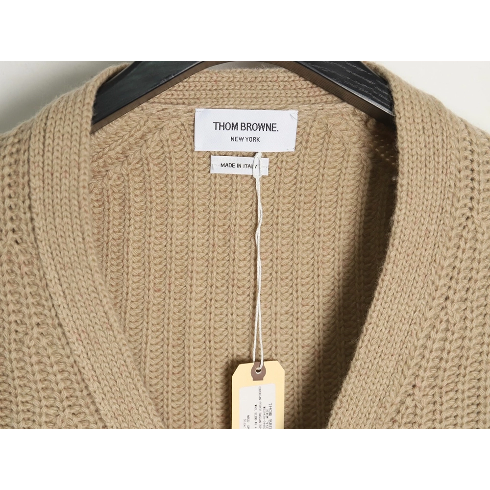 Thom Browne thickened ingot needle sweater cardigan,buy cheap,low price and discount Thom Browne