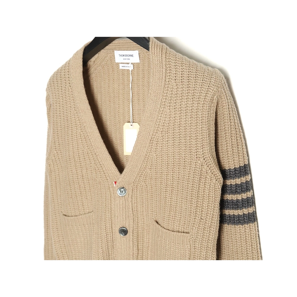 Thom Browne thickened ingot needle sweater cardigan,buy cheap,low price and discount Thom Browne